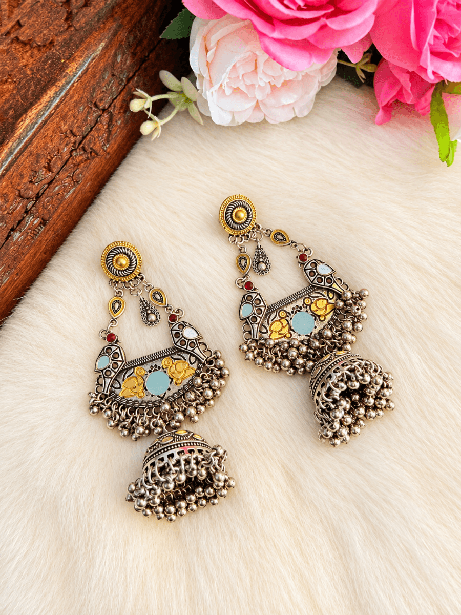 Oxidise Earring