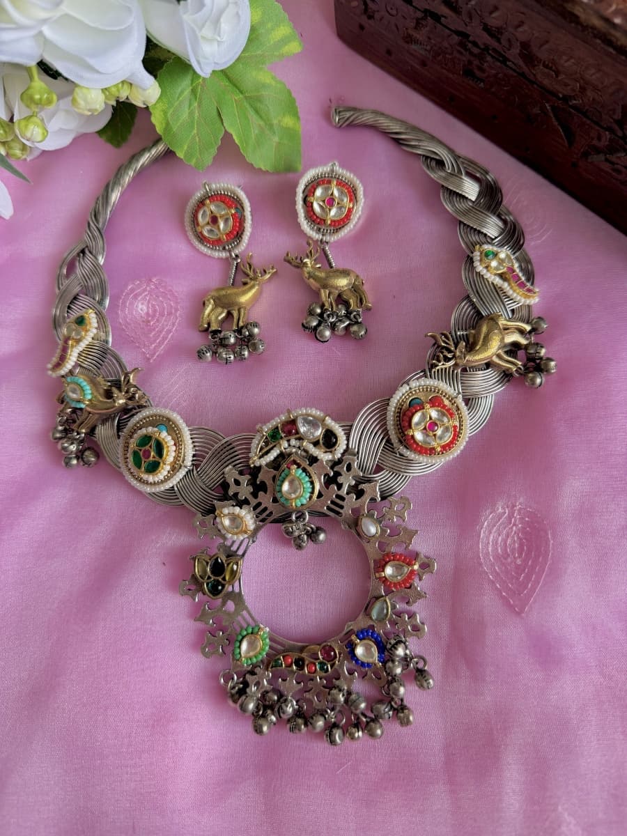Pachi Kundan Necklace-0003