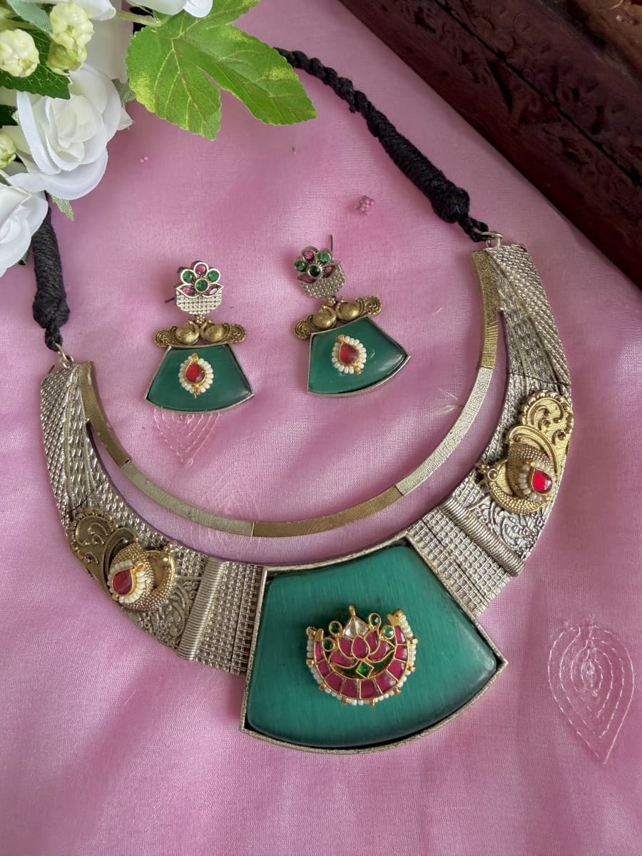 Pachi Kundan Necklace Set-0004