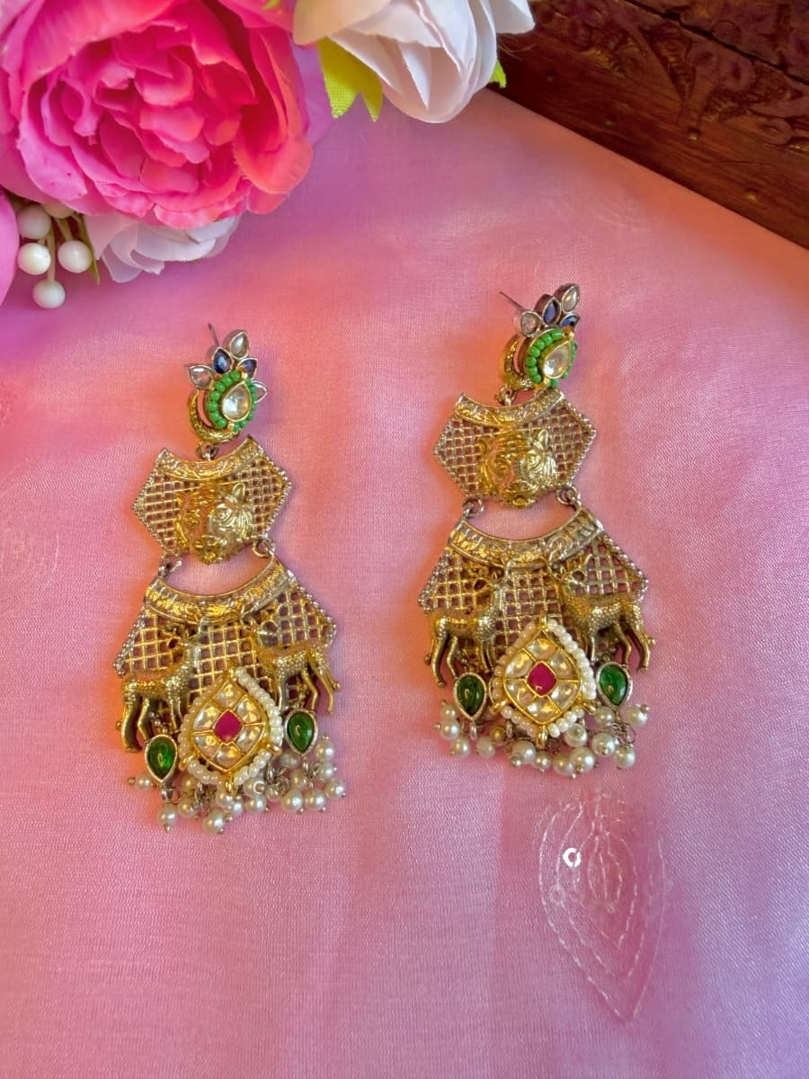 Pachi Kundan Earring 034