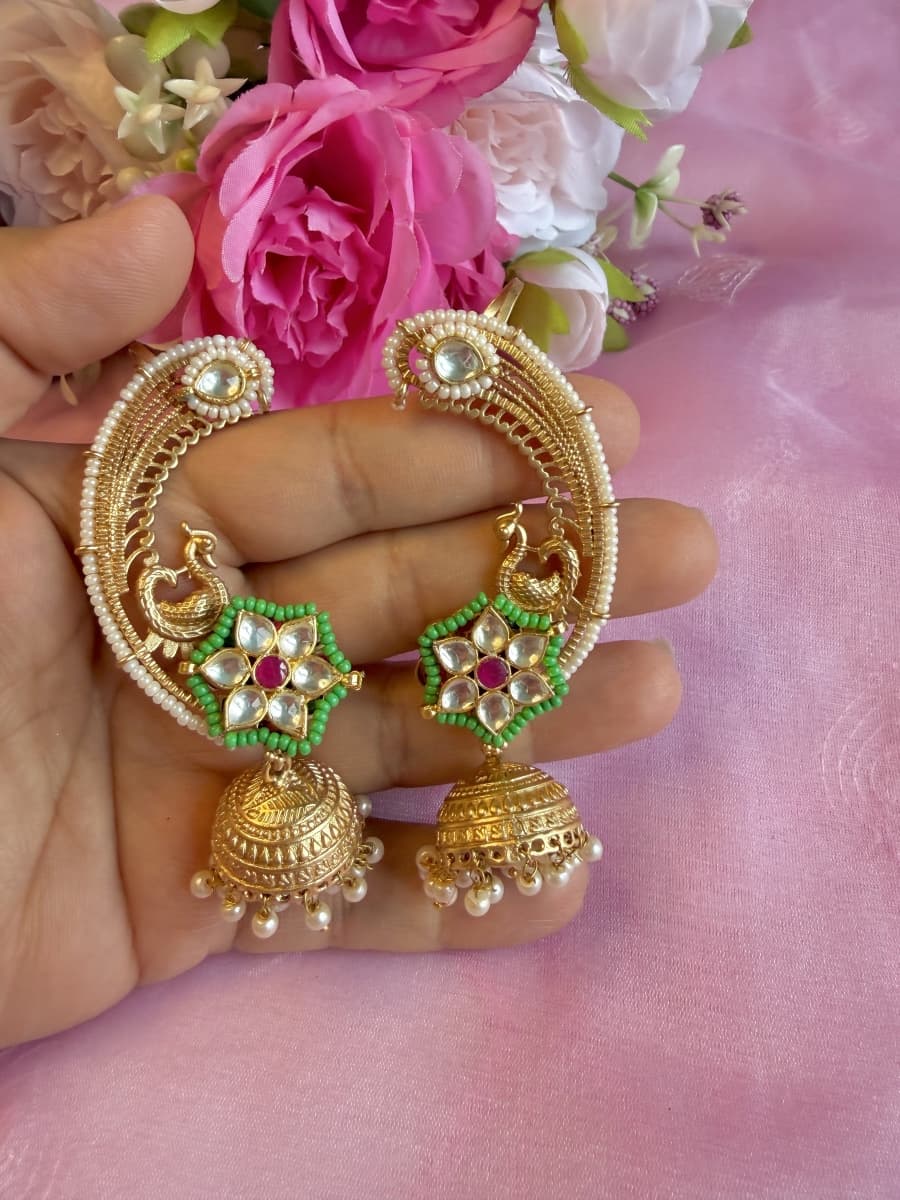Pachi Kundan Ear Cuff 04